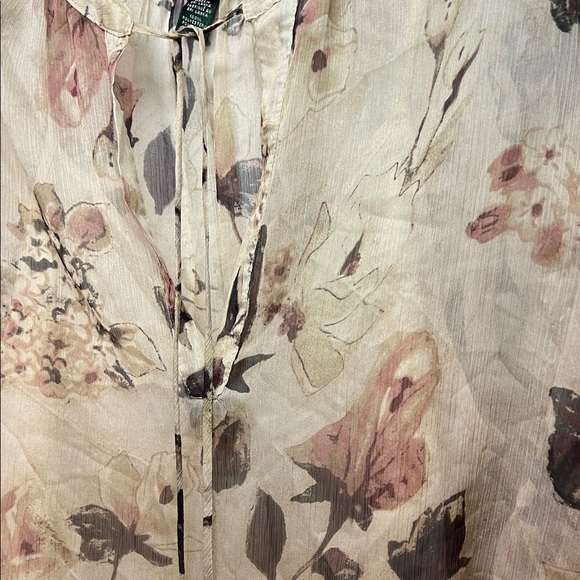 LAUREN RALPH LAUREN Tuscany Rose Flowy Blouse - Picture 3 of 9